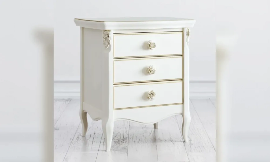 Тумба Kreind Golden Rose Прикроватная 3 Ящика G117-K02-G - фото 1