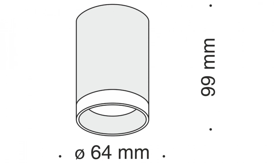 Потолочный Светильник Technical C008Cw-01W - фото 2