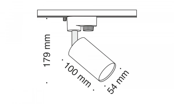 Трековый Светильник Technical Tr002-1-Gu10-B