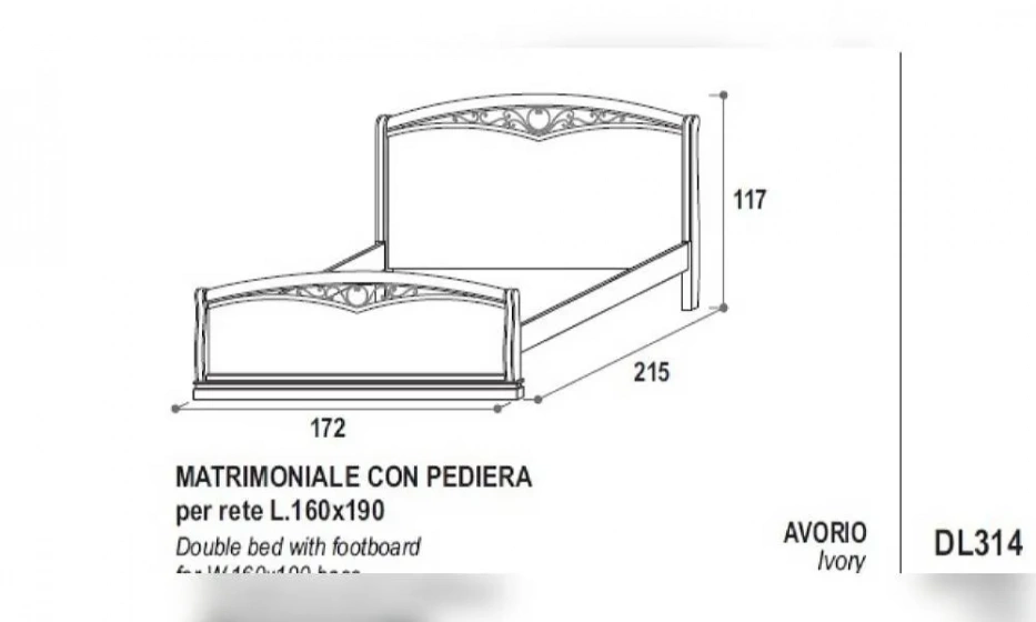 Кровать Villanova Aurora 12 - фото 2