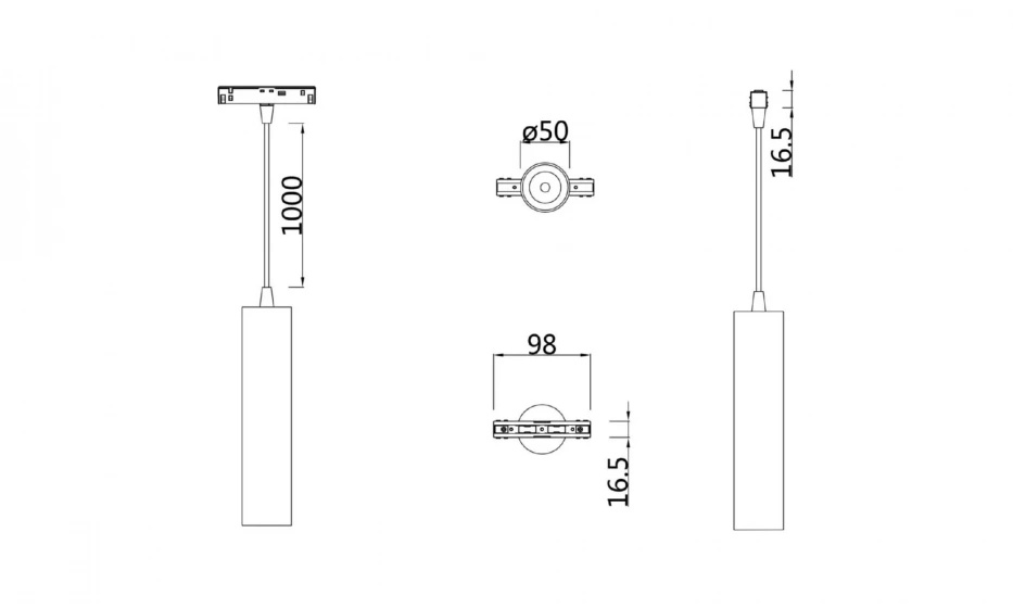 Трековый Светильник Technical Tr016-2-12W4K-B - фото 6