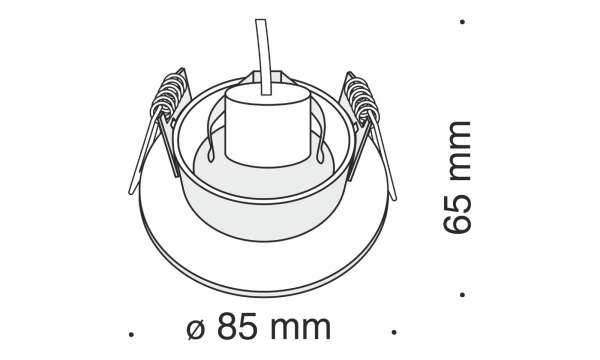 Встраиваемый Светильник Technical Dl027-2-01W