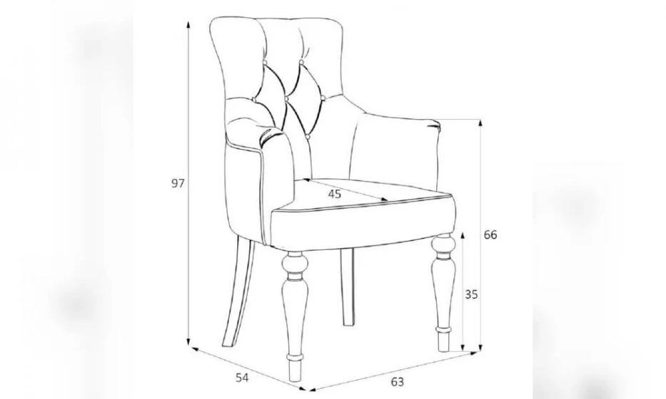 Полукресло C06T-K03-B08 - фото 2