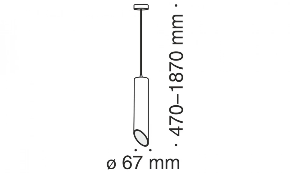 Подвесной Светильник Technical P027Pl-01W - фото 3
