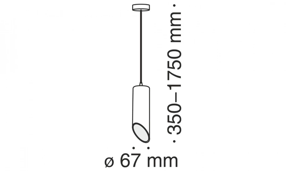 Подвесной Светильник Technical P026Pl-01W - фото 3