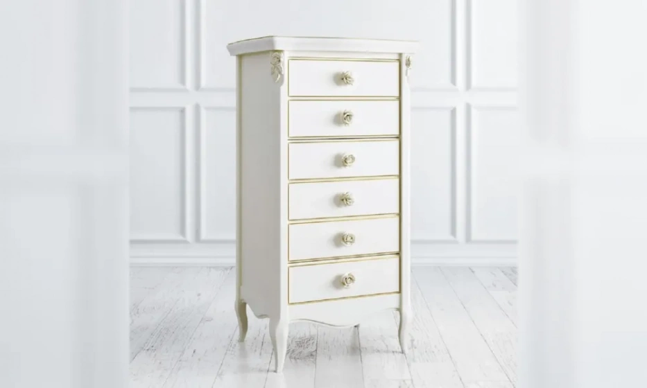 Комод Kreind Golden Rose Высокий 6 Ящиков G108-K02-G - фото 1