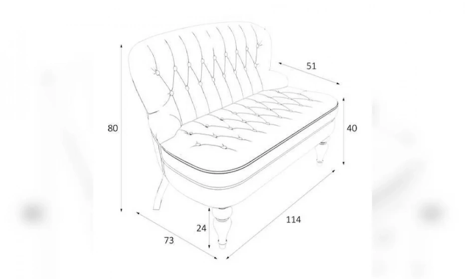 Диван Kreind Canapes Канапе M10-B-E32 - фото 1