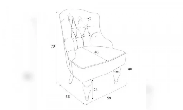 Кресло Kreind Canapes Шоффез M08-B-B14