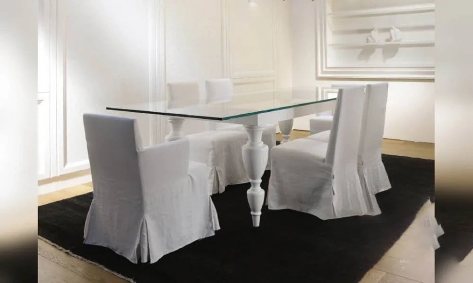 Обеденный Стол Со Стеклянной Столешницей, Castagna Cucine - фото 1