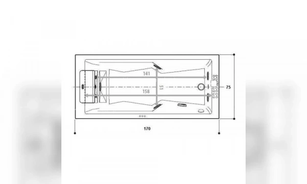 Акриловая Ванна Jacuzzi Myway 170X75 Myw10011100 Левосторонняя