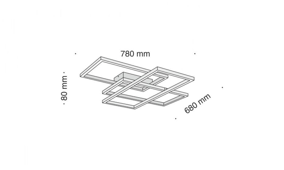 Потолочный Светильник Technical Mod015Cl-L80B4K - фото 5