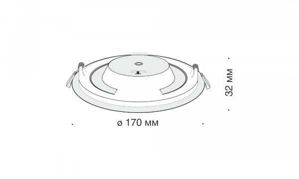 Встраиваемый Светильник Technical Dl016-6-L12W