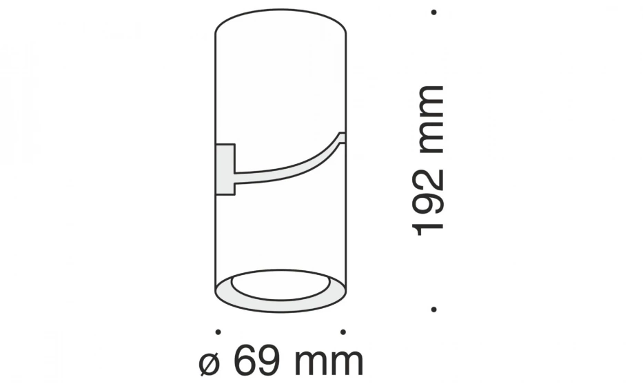 Потолочный Светильник Technical C019Cw-01W - фото 2