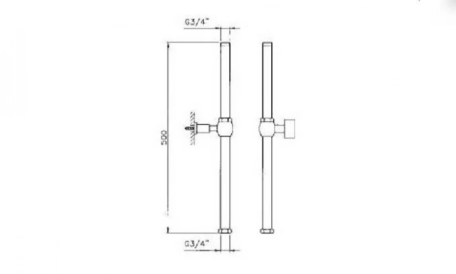 Удлинитель Для Душевой Стойки Nicolazzi 5606 Cr - фото 1