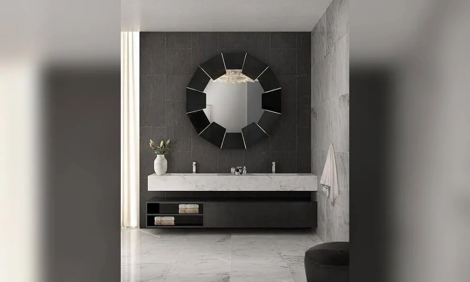 Настенное Зеркало Darian Black - фото 2