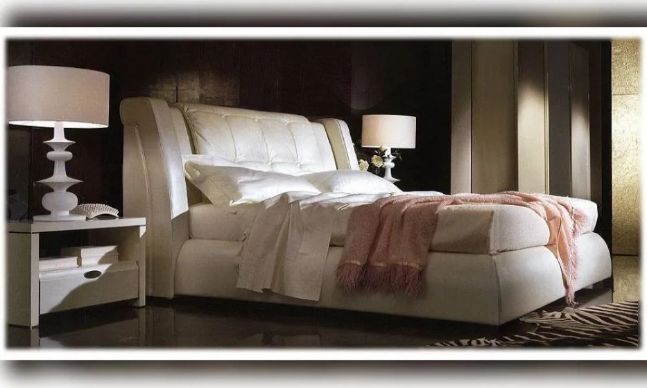 Кровать Turri Genesis Leather And Nura Bed 1 - фото 1