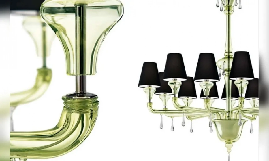 Barovier & Toso Люстра 5549\13\Aq\Bb - фото 1