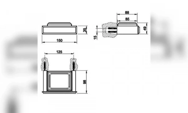 Мыльница Подвесная Eleganza 46401.031