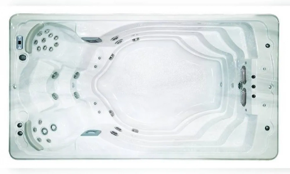 Мини-Бассейн Jacuzzi Swimexpert 442X237 Sl142E000D3 Silvermarble - фото 1