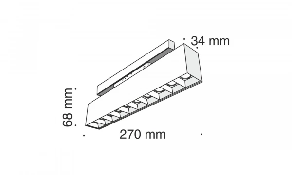 Трековый Светильник Technical Tr014-2-20W3K-B