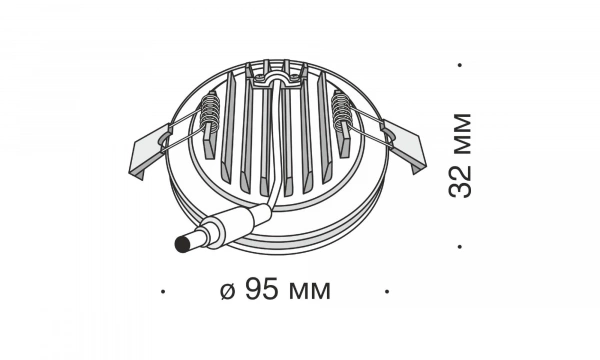 Встраиваемый Светильник Technical Dl2001-L12W