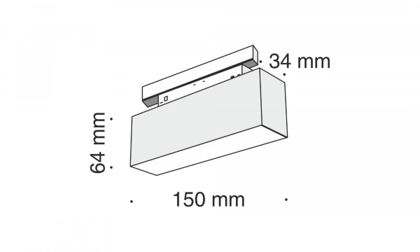 Трековый Светильник Technical Tr012-2-7W3K-B