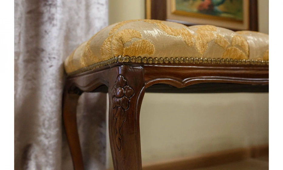 Morello Gianpaolo Скамья Sonia Capitone Noce C1 - фото 2