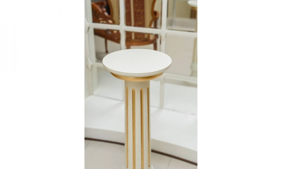 Колонна h.82 avorio + foglia oro DA7 - фото 5