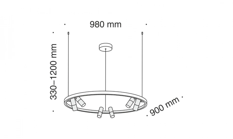 Подвесной Светильник Technical Mod102Pl-L42B - фото 2