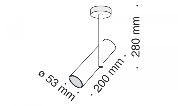 Потолочный Светильник Technical C020Cl-01B