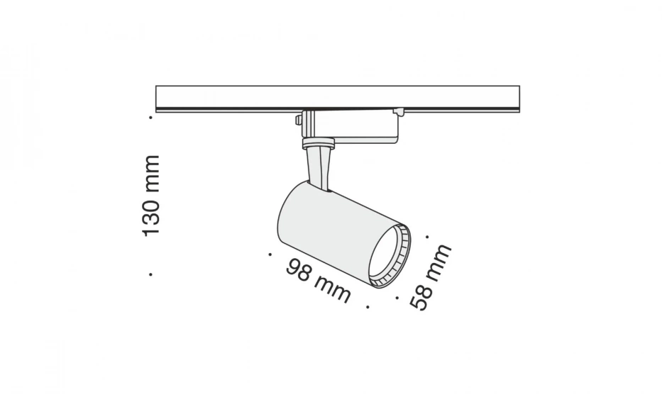 Трековый Светильник Technical Tr003-1-6W4K-W - фото 2
