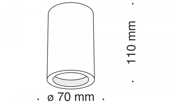 Потолочный Светильник Technical C003Cw-01W