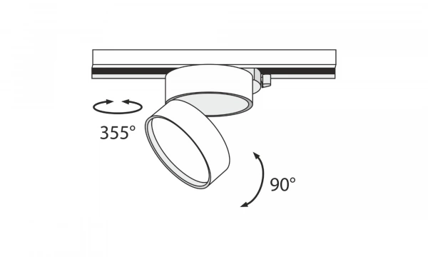 Трековый Светильник Technical Tr007-1-18W3K-B
