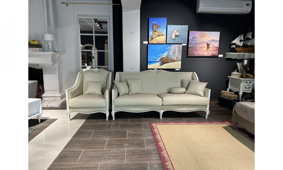 Mobilsedia Isabella Диван 3Х Местный+5 Подушек+Кресло - фото 1