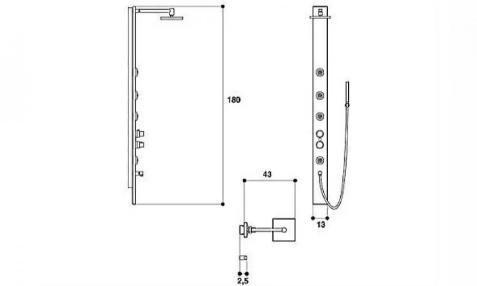 Душевая Панель Ios 9449-05666 - фото 2