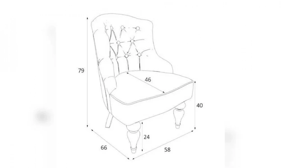 Кресло Kreind Canapes Шоффез M08-W-0407 - фото 2