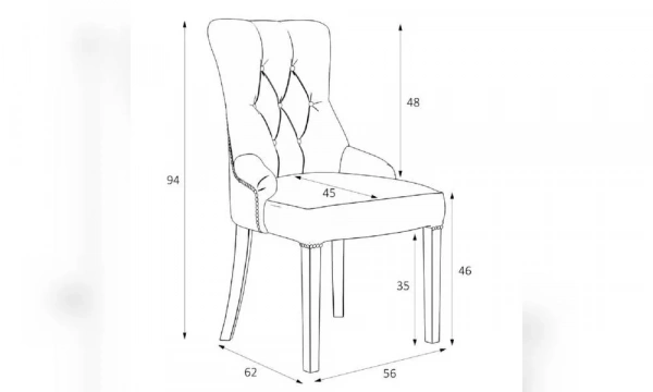 Стул C02X-K03-N-B08