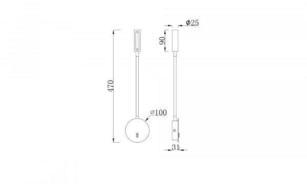 Бра Technical C035Wl-L3W3K