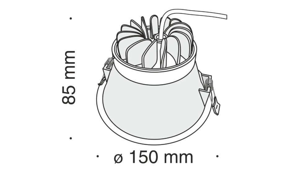 Встраиваемый Светильник Technical Dl039-L15W3K - фото 5
