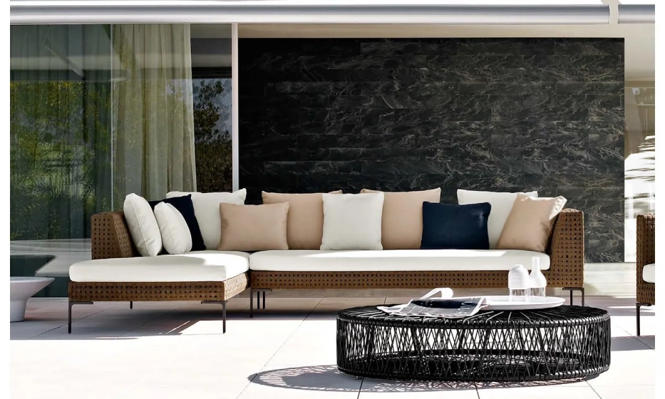 Диван CHARLES OUTDOOR B&B ITALIA CHO160LS+CHO234D - фото 1