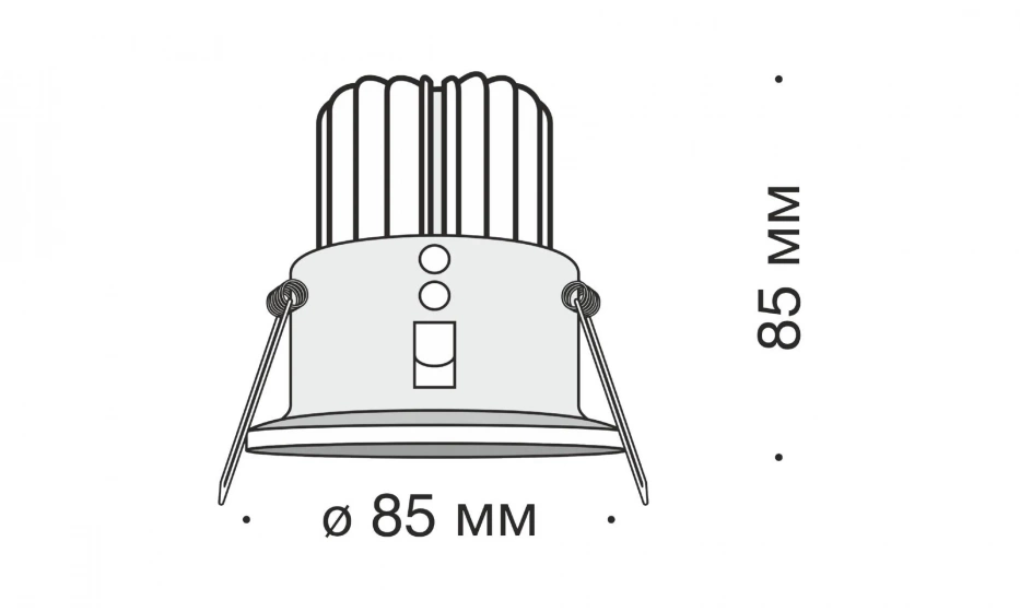 Встраиваемый Светильник Technical Dl034-2-L12W - фото 2