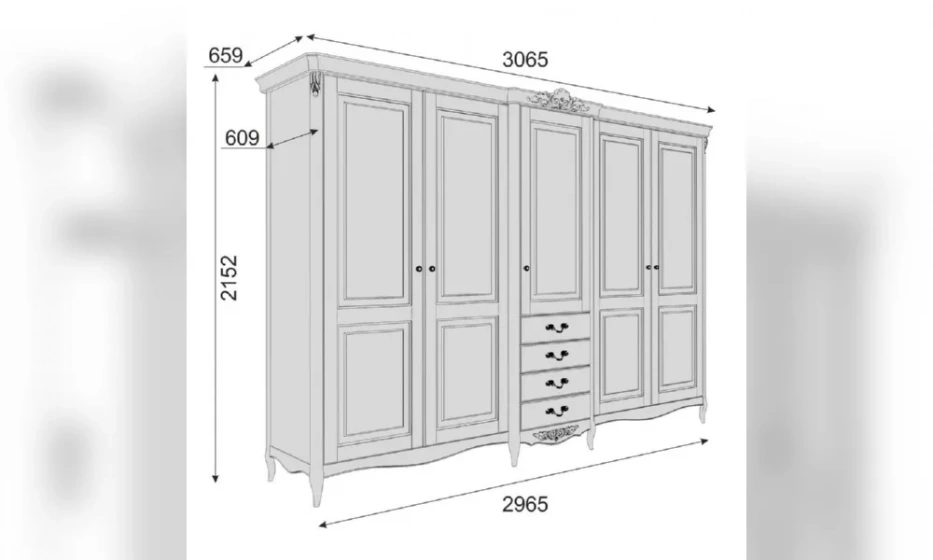 Шкаф Распашной Kreind Atelier Home - фото 3